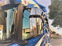 ☆Stainless Steel Mirror Cover R/L for SCANIA NEXT GENERATION R&S☆　<ステンレスミラーカバー>